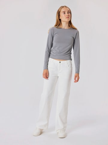 name it Spijkerbroek "Tazza" - straight fit - wit