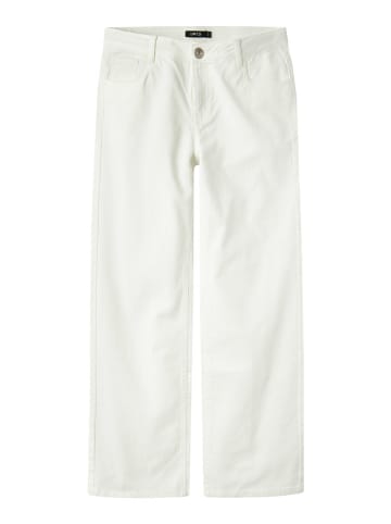 name it Spijkerbroek "Tazza" - straight fit - wit
