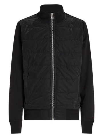 Tommy Hilfiger Sweatjacke in Schwarz