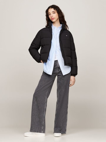 TOMMY JEANS Übergangsjacke in Schwarz