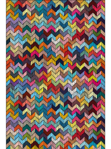 Mioli Kurzflor-Teppich in Bunt