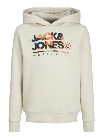 JACK & JONES Junior Hoodie "Vesterbro" in Creme