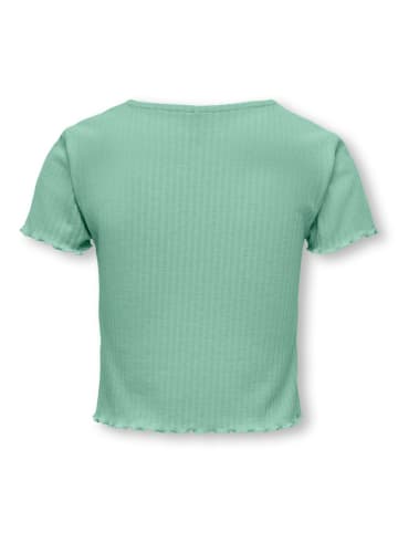 KIDS ONLY Shirt groen/grijs