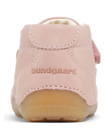 Bundgaard Skórzane buty w kolorze jasnoróżowym do nauki chodzenia