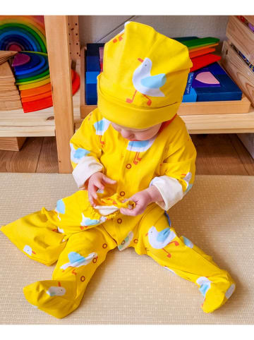 Toby Tiger 4tlg. Erstlingsset "Yellow Seagu" in Orange/ Gelb