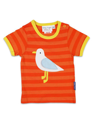 Toby Tiger Shirt "Striped Seag" in Orange