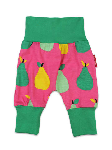 Toby Tiger Sweathose "Pear" in Pink/ Grün