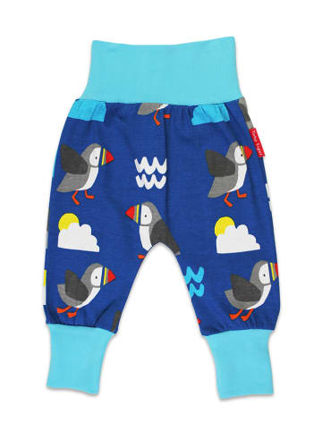 Toby Tiger Sweathose "Puffin" in Blau/ Bunt
