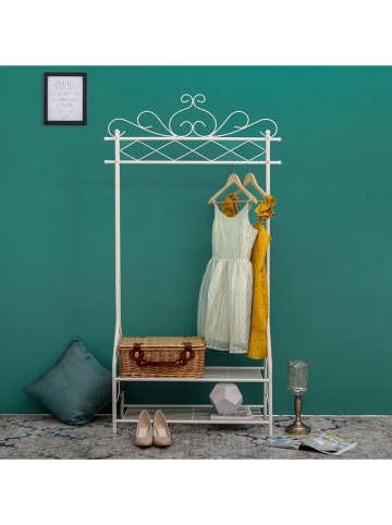 Songmics Kledingrek wit - (B)92 x (H)173 x (D)41 cm