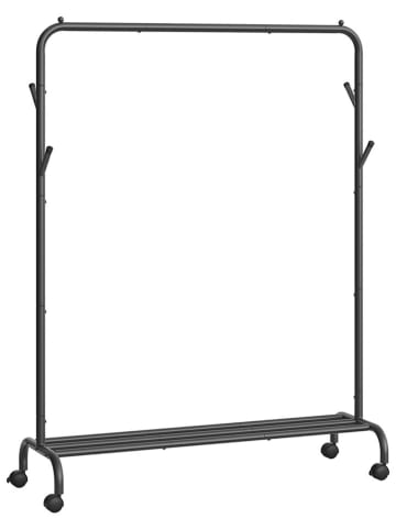 Songmics Wieszak stojący w kolorze czarnym - 103,5 x 155 x 41 cm