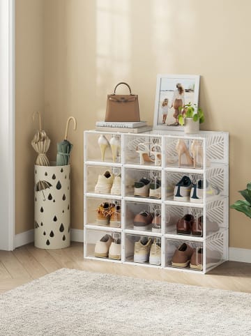 Songmics Pudełka (12 szt.) na buty - 35 x 19 x 25,5 cm