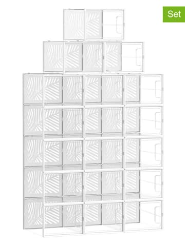 Songmics Pudełka (18 szt.) na buty - 35 x 19 x 25,5 cm