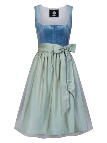 LIMBERRY Dirndl "Ruth" in Blau/ Grün