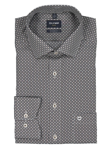 OLYMP Blouse "Luxor" - modern fit - bruin
