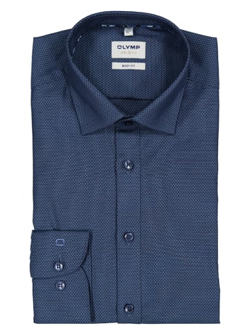 OLYMP Blouse "Level 5" - Romper fit - donkerblauw