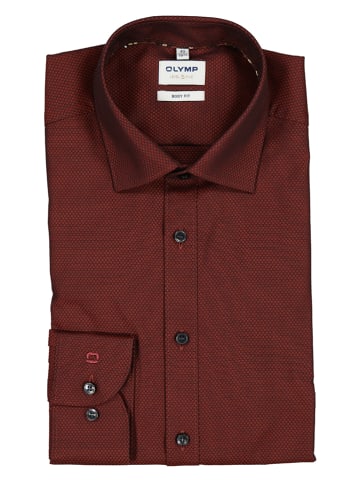 OLYMP Blouse "Level 5" - body fit - bordeaux