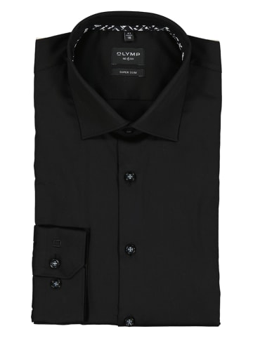 OLYMP Hemd "No 6" - Super Slim - in Schwarz