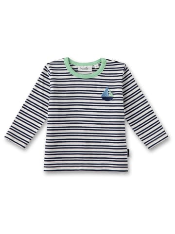 Sanetta Kidswear Longsleeve in Creme/ Dunkelblau