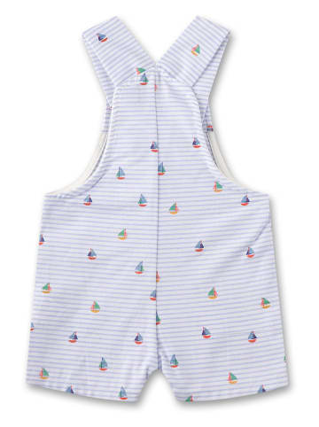 Sanetta Kidswear Ogrodniczki w kolorze błękitnym ze wzorem
