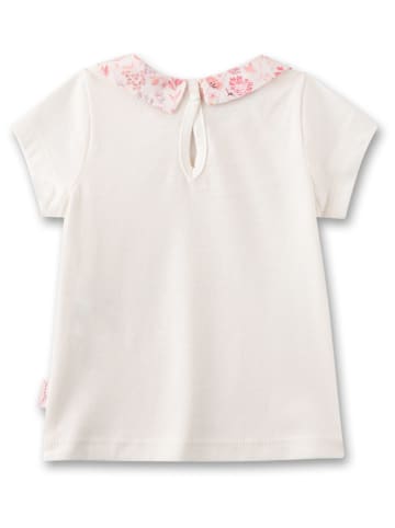 Sanetta Kidswear Koszulka w kolorze kremowo-jasnoróżowym