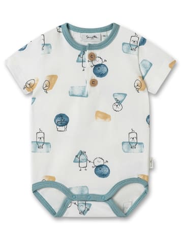 Sanetta Kidswear Body in Creme/ Blau