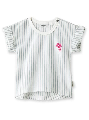 Sanetta Kidswear Koszulka w kolorze biało-zielonym
