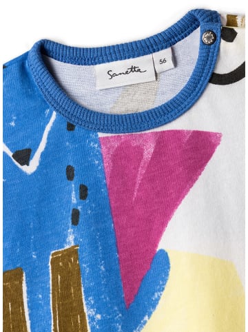 Sanetta Kidswear Koszulka w kolorze białym ze wzorem