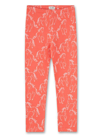 Sanetta Kidswear Legginsy w kolorze pomarańczowym