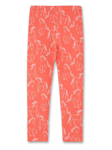 Sanetta Kidswear Legginsy w kolorze pomarańczowym