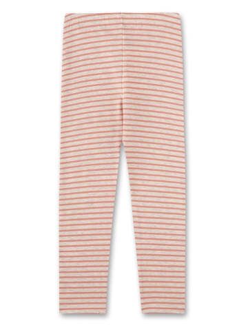 Sanetta Kidswear Leggins grijs/oranje