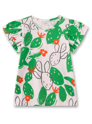 Sanetta Kidswear Koszulka w kolorze kremowo-zielonym