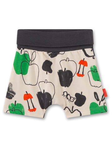 Sanetta Kidswear Szorty w kolorze kremowym ze wzorem