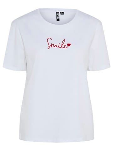 Pieces Shirt in Weiß