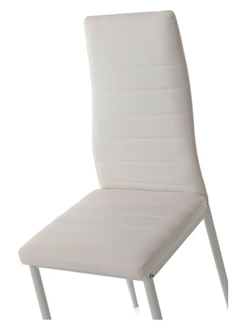 TFT Home Eetkamerstoel wit - (B)41 x (H)95 x (D)39 cm