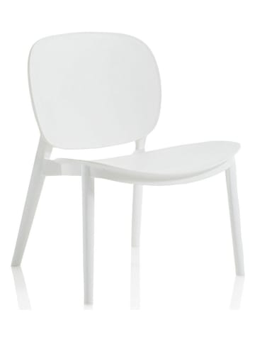 TFT Home Krzesło "Mahon" w kolorze białym - 58 x 71 x 48,5 cm