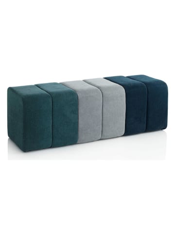 TFT Home Bank "Matilde" in Dunkelgrün - (B)120 x (H)40 x (T)40 cm