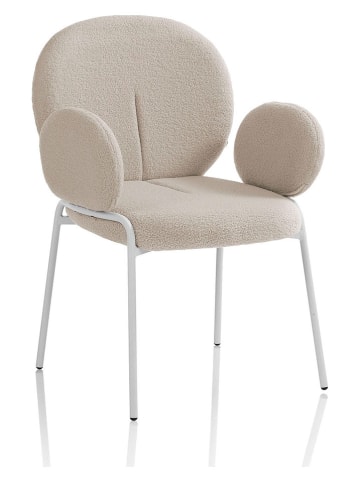 TFT Home Fauteuil "Pei" beige - (B)66 x (H)92 x (D)55 cm