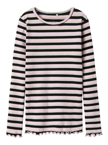 name it Longsleeve "Balisa" in Rosa/ Dunkelblau