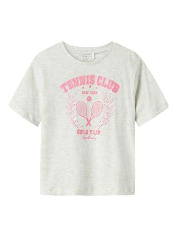 name it Shirt "Betria" in Grau/ Rosa