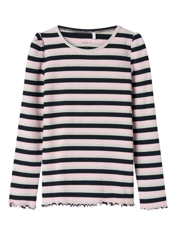 name it Longsleeve "Balisa" in Rosa/ Dunkelblau