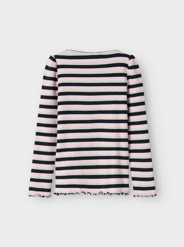 name it Longsleeve "Balisa" in Rosa/ Dunkelblau