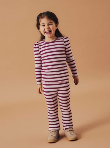 name it Legging "Balisa" lichtroze/aubergine