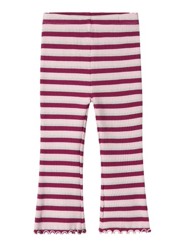 name it Legginsy "Balisa" w kolorze jasnoróżowo-ciemnofioletowym