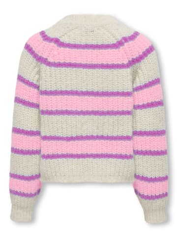 KIDS ONLY Cardigan in Rosa/ Creme