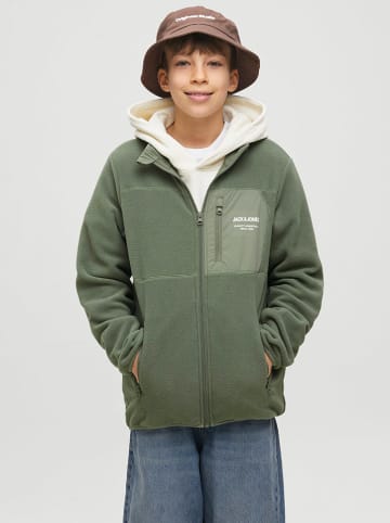 JACK & JONES Junior Fleecejacke "Theo" in Khaki