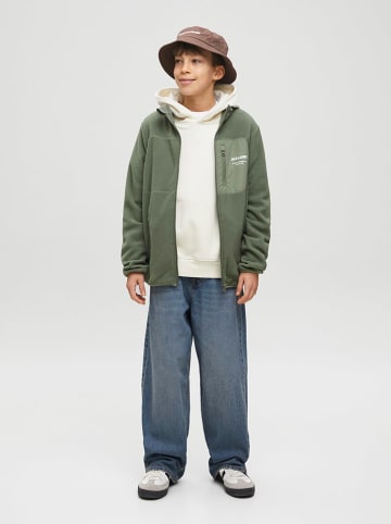 JACK & JONES Junior Kurtka polarowa "Theo" w kolorze khaki