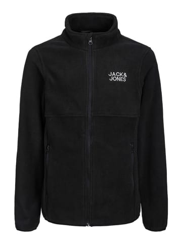 JACK & JONES Junior Kurtka polarowa "Flame" w kolorze czarnym