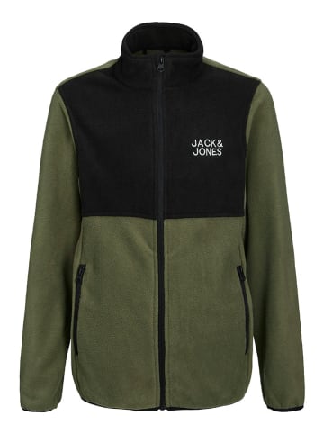 JACK & JONES Junior Fleecejacke "Flame" in Khaki