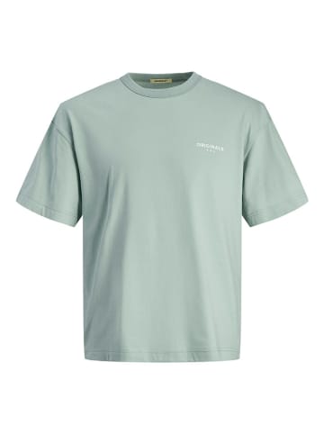JACK & JONES Junior Koszulka "Mykonos" w kolorze zielonym