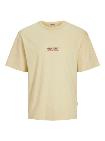 JACK & JONES Junior Koszulka "Mykonos" w kolorze beżowym